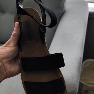 Steve Madden Black Strappy Sandals